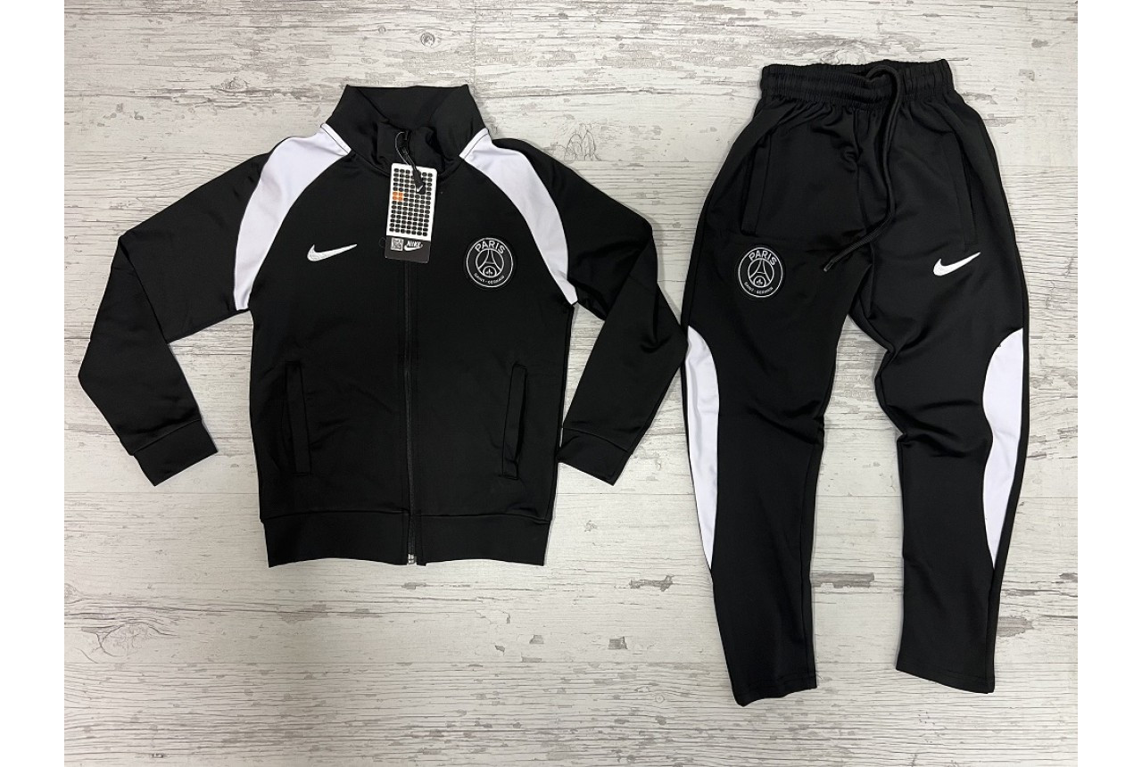 8264 Детски футболен екип Paris Saint Germain черно бяло